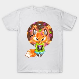 fox named liso on halloween T-Shirt